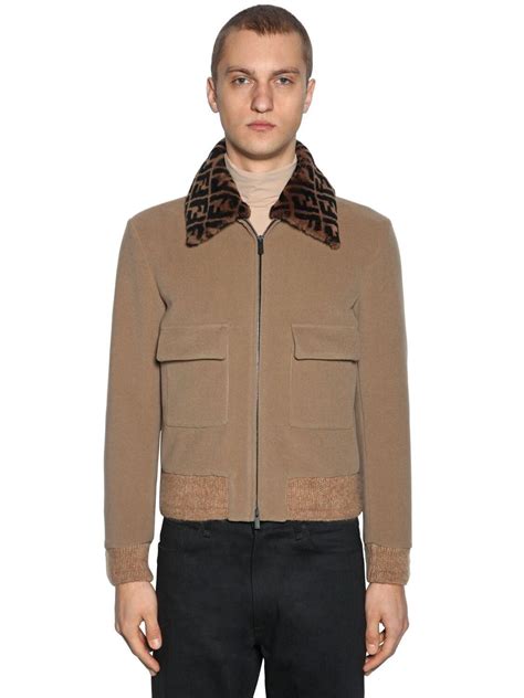 fendi parka men's|Fendi bomber jacket men's.